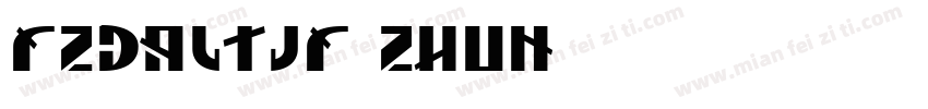 FZDALTJF ZHUN字体转换